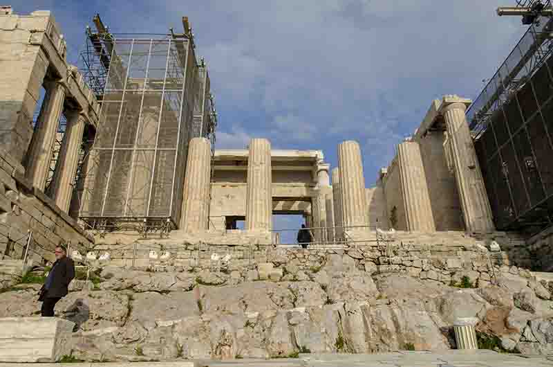 14 - Grecia - Atenas - La Acropolis - Propileos